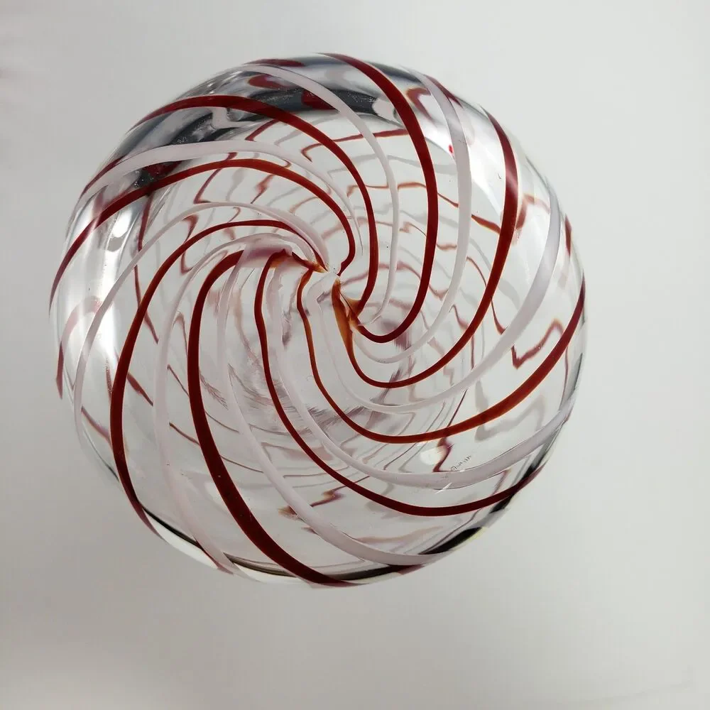 Set 3 Mini Vases Williams Sonoma Peppermint Candy Cane Stripe Rooting Glass MINT